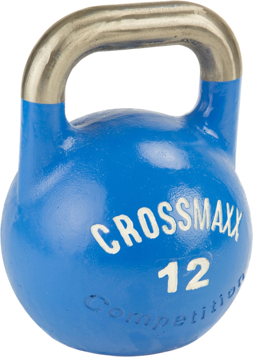 Lifemaxx Crossmaxx Competition Kettlebells - Blauw - 12 kg
