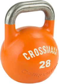 Lifemaxx Crossmaxx Competition Kettlebells - Orange - 28 kg