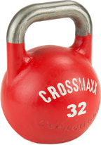 Lifemaxx Crossmaxx Competition Kettlebells - Rood - 32 kg