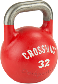 Lifemaxx Crossmaxx Competition Kettlebells - Rood - 32 kg