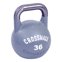 Lifemaxx Crossmaxx Competition Kettlebells - Grijs - 36 kg