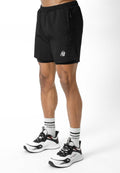 Gorilla Wear Lowell 2-In-1 Shorts - Korte Broek - Zwart