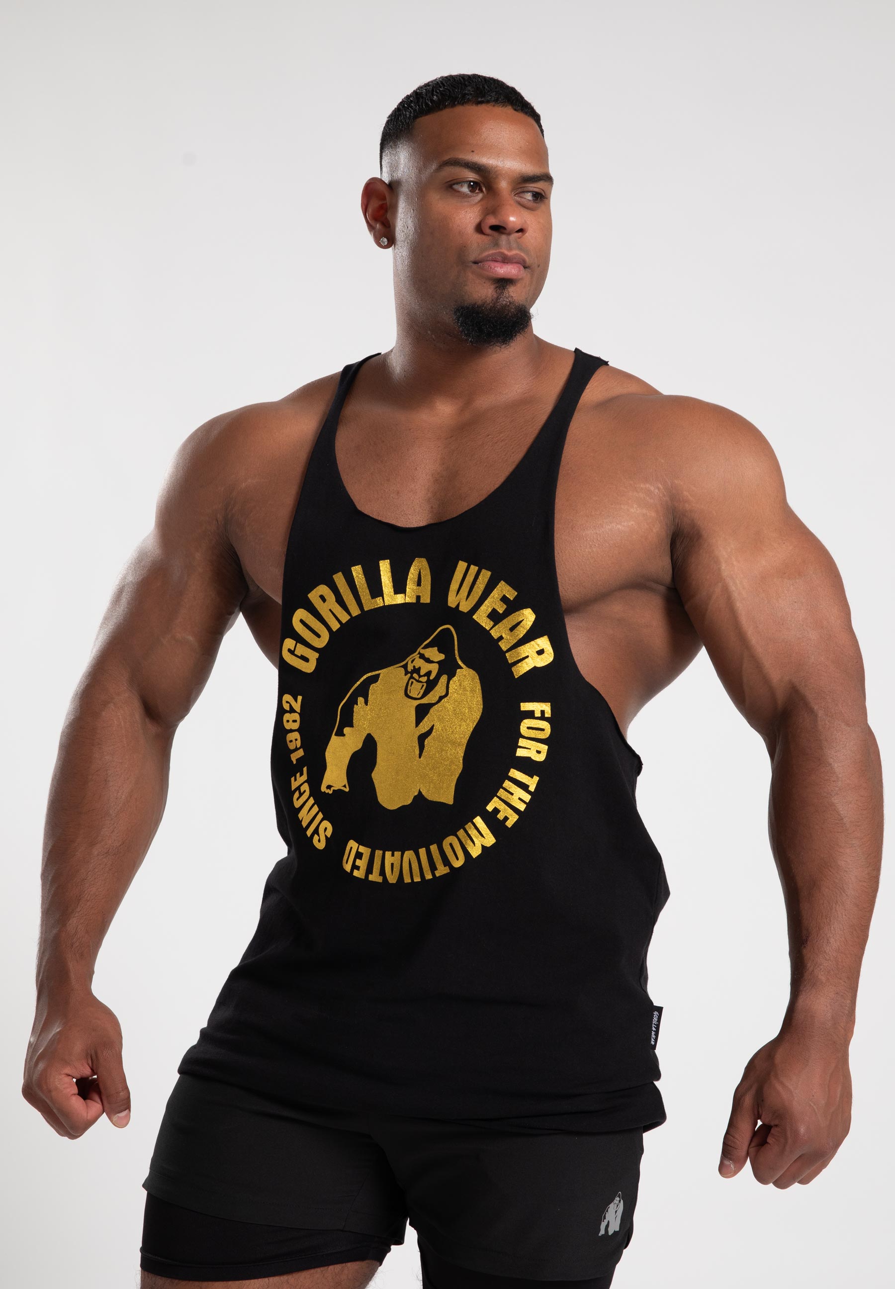 Gorilla Wear Melrose Stringer - Zwart/Goud