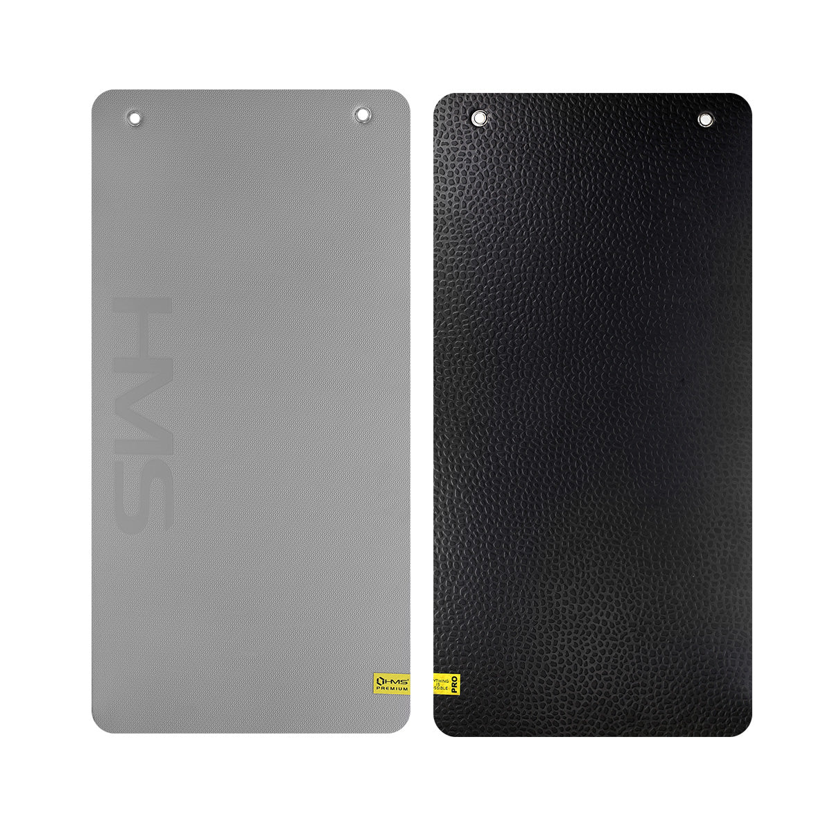 HMS Fitness Mat - Grijs/Zwart - 15 mm