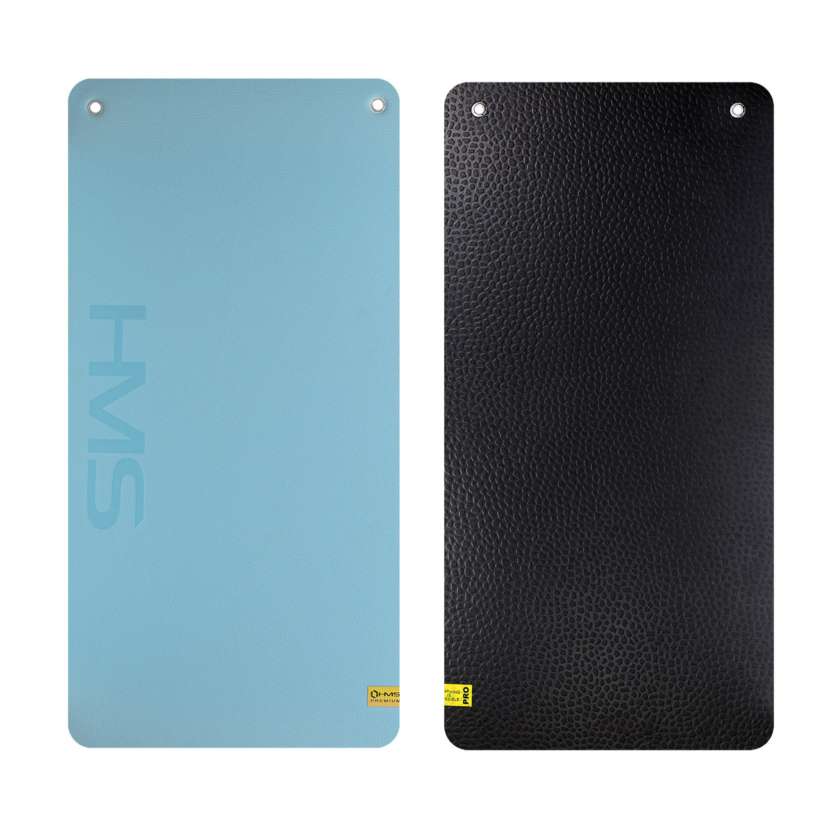 HMS Fitness Mat - Lichtblauw/Zwart - 20 mm