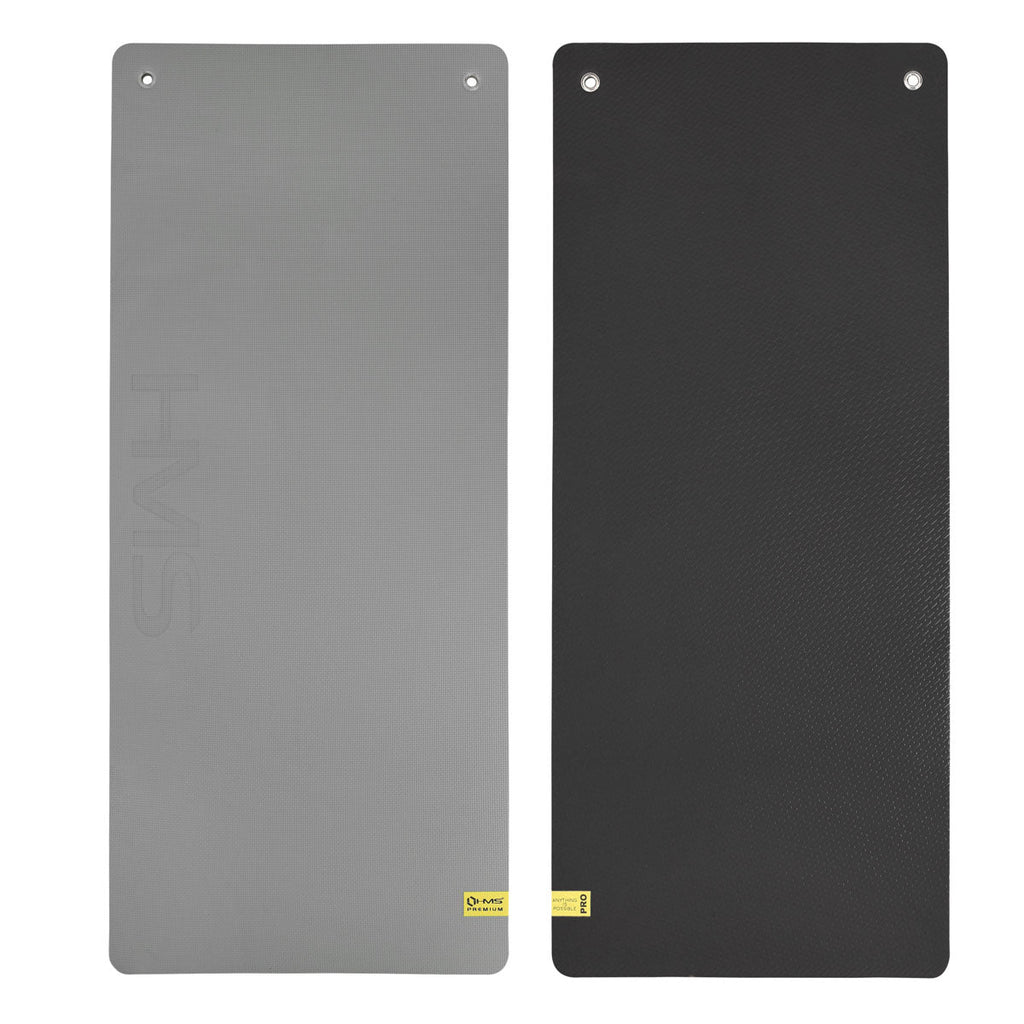 HMS Fitness Mat - Grijs/Zwart - 15 mm