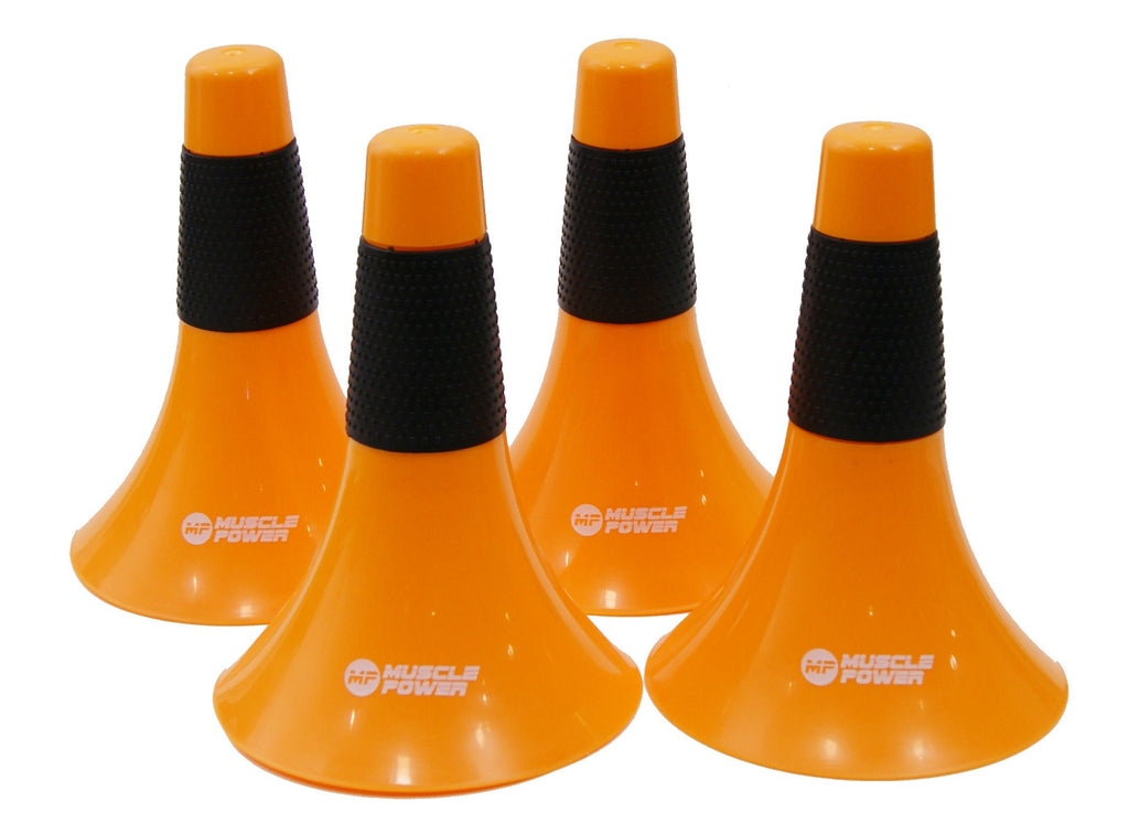 Muscle Power Speed Cones - Oranje - 4 stuks