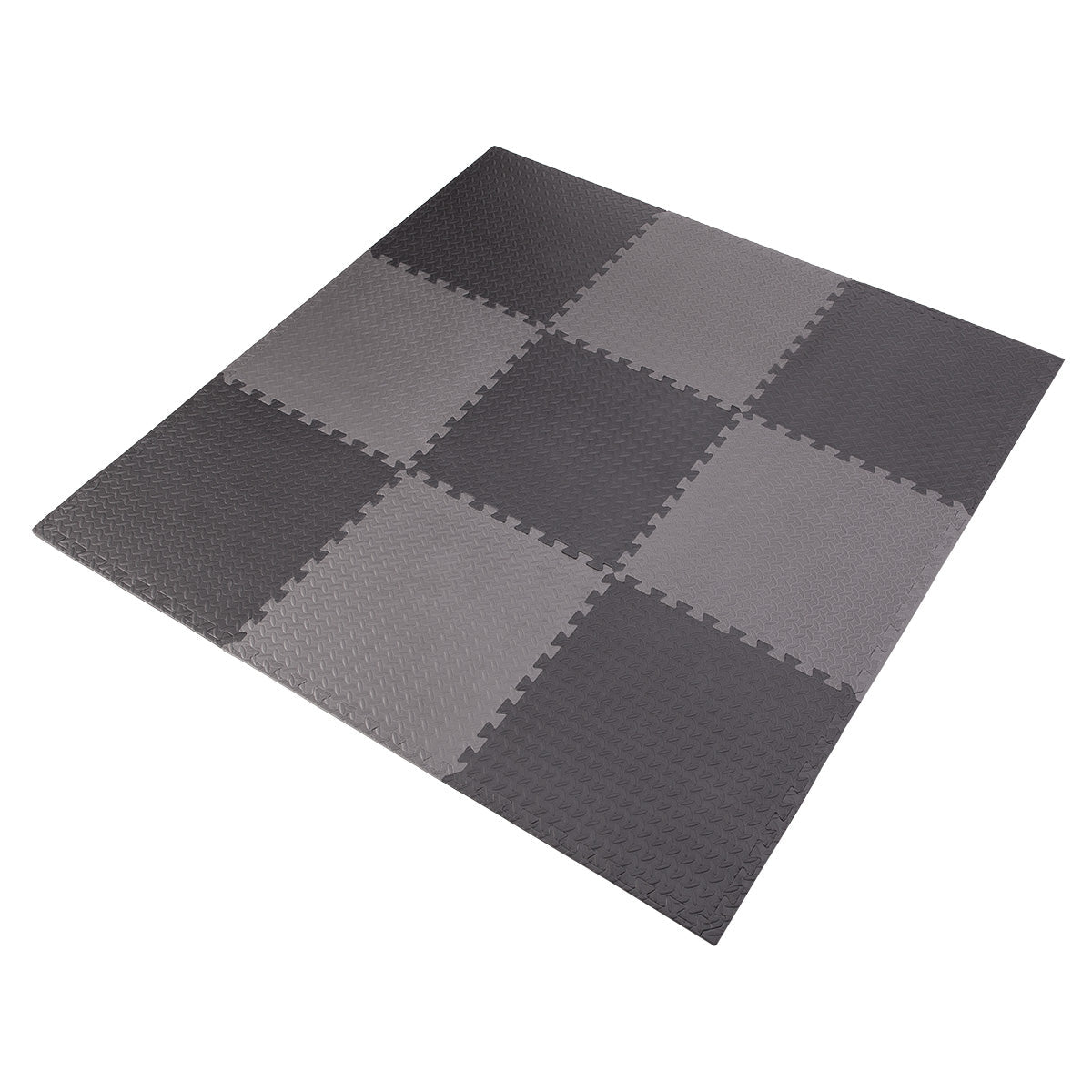 HMS Puzzelmat - Set van 9 - 12 mm - Donkergrijs