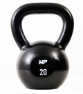 Muscle Power Gietijzeren Kettlebell - Zwart - 20 kg