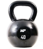 Muscle Power Gietijzeren Kettlebell - Zwart - 40 kg