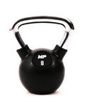 Muscle Power Rubberen Kettlebell - Zwart - 8 kg