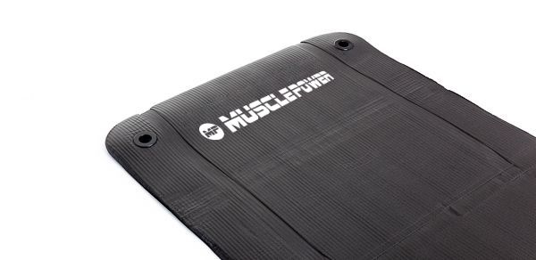 Muscle Power Fitnessmat - Zwart - 190 x 60 x 1,5 cm