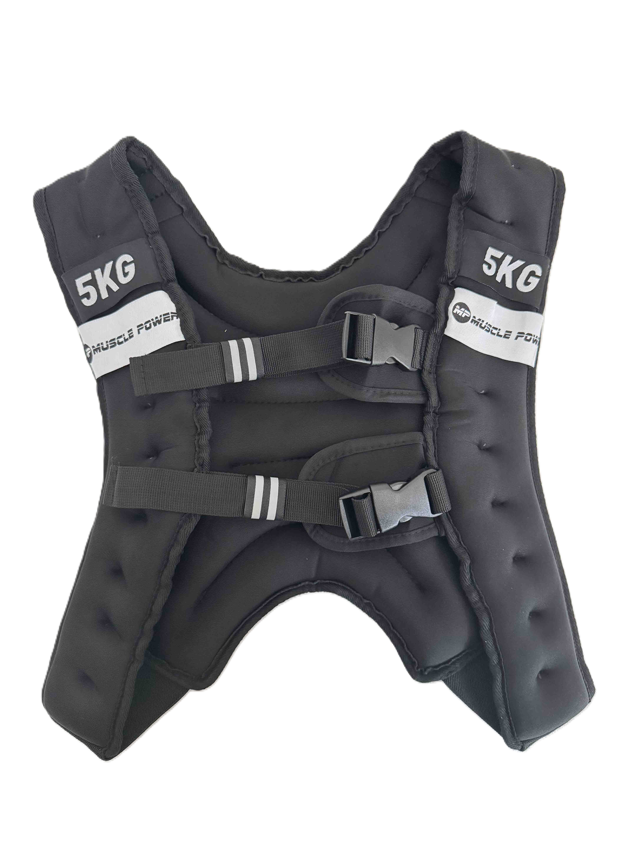 Muscle Power Gewichtsvest - Zwart - 5 kg