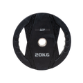 Muscle Power Olympische Halterschijf met Handgrepen - Rubber - 20 kg