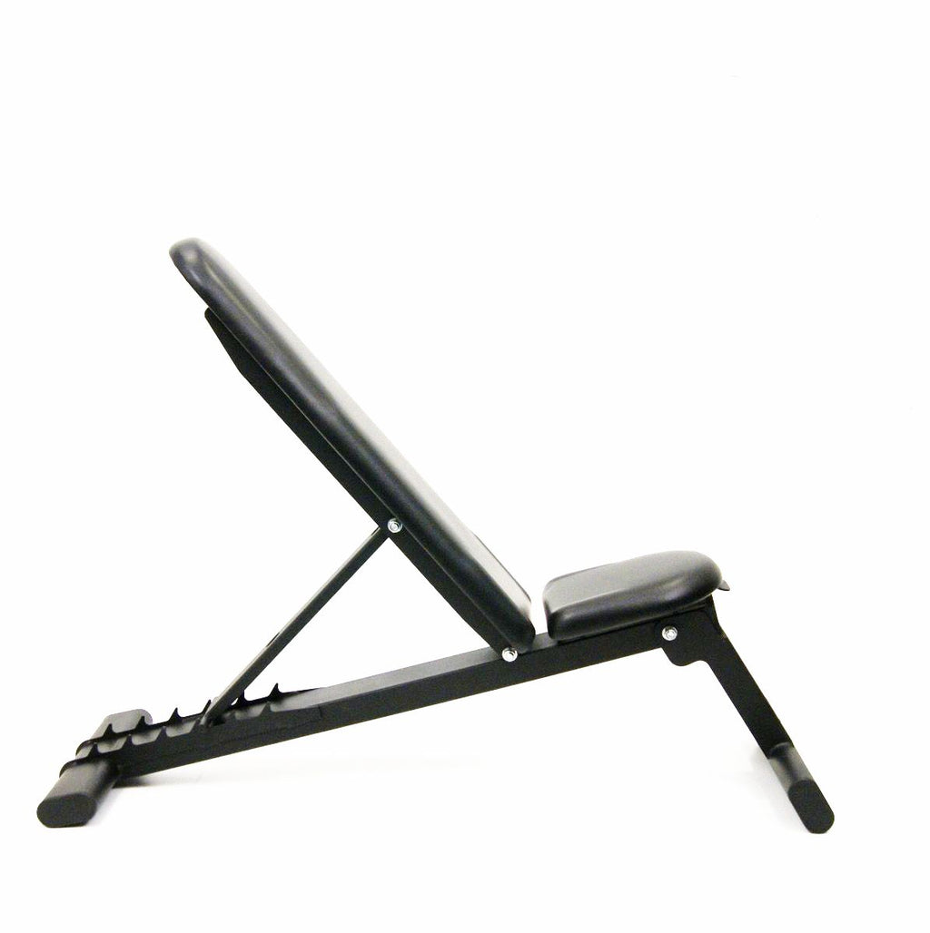 Muscle Power Opklapbare Trainingsbank - Zwart