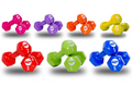 Muscle Power Vinyl Dumbbells - Set van 2