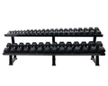 Muscle Power Dumbbellrek Heavy 2-laags - Zwart