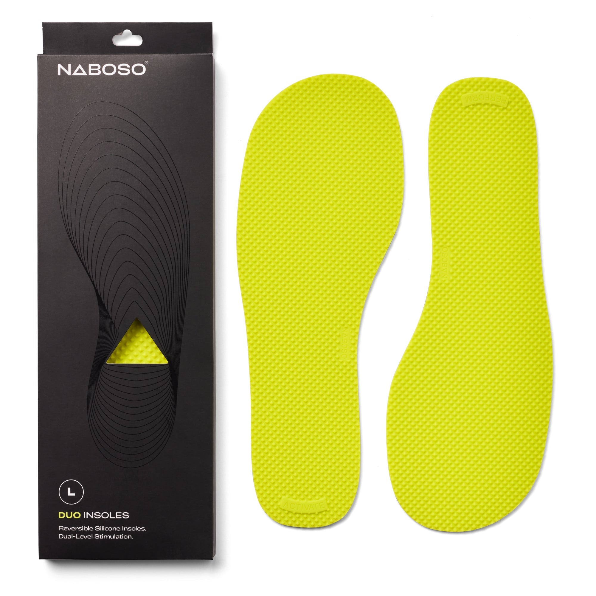 Naboso Duo Insole - Sensorische Inlegzolen - Geel