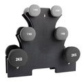VirtuFit Neopreen Dumbbellset - Halterset - Met Houder