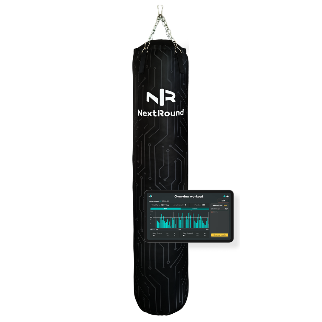 NextRound Smart Boxing Bag Inclusief Tablet Interface