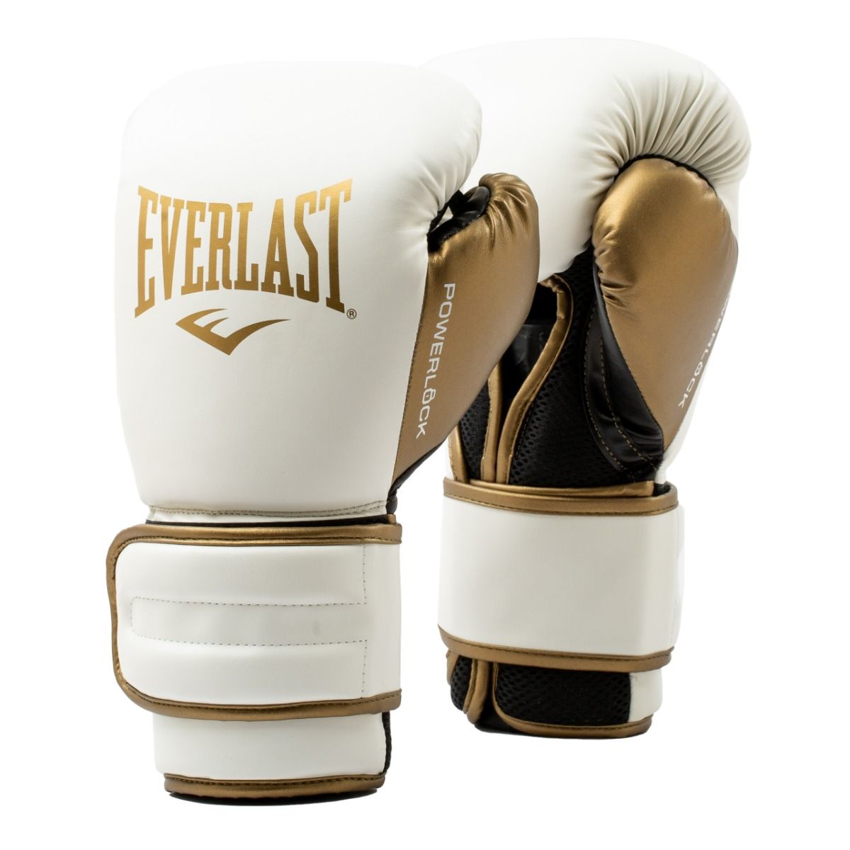 Everlast Powerlock 2R Bokshandschoenen - Wit/Goud