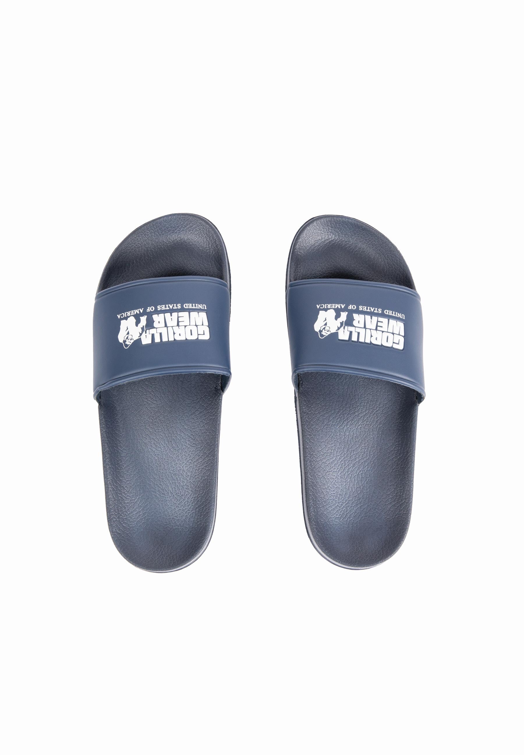 Gorilla Wear Pasco Badslippers - Marineblauw