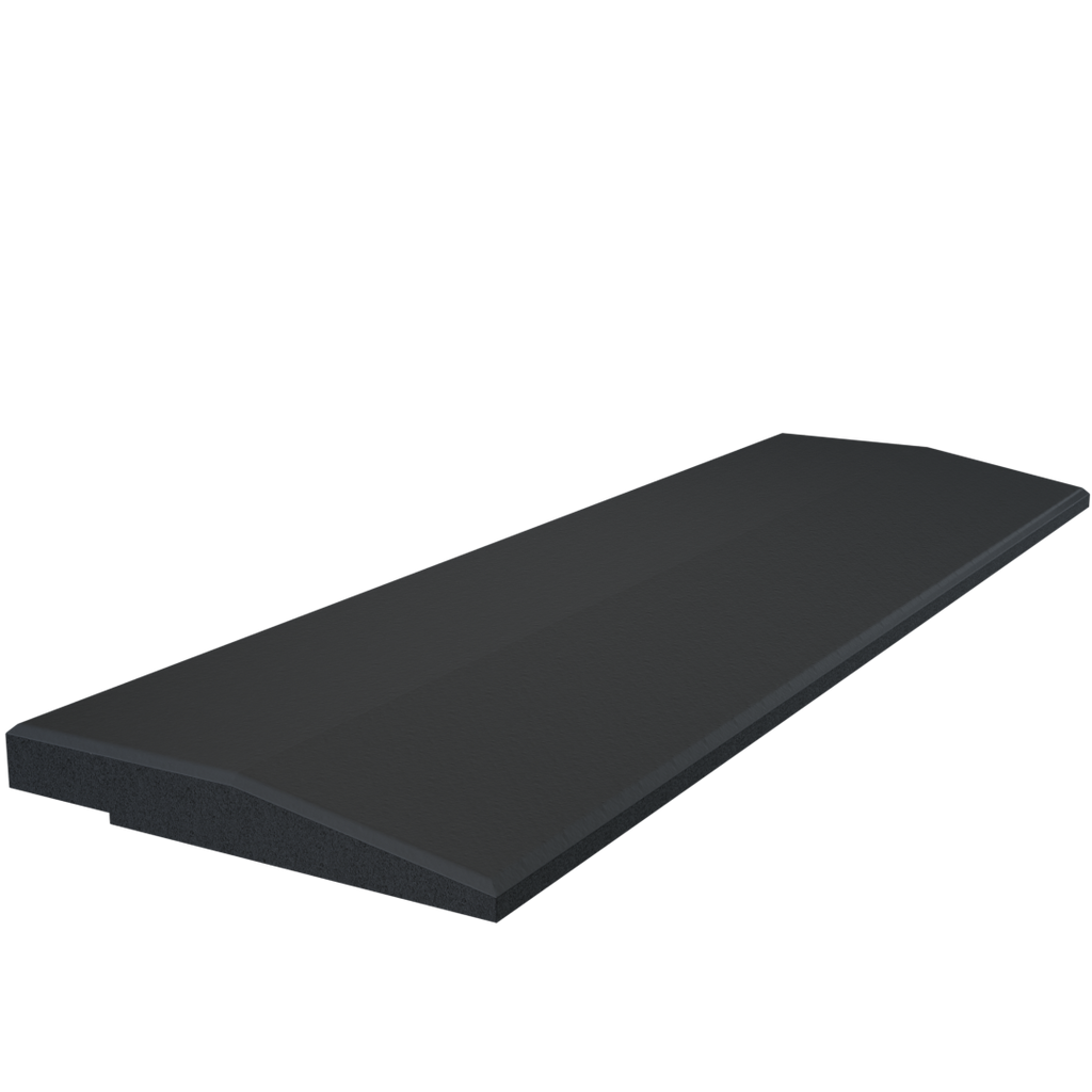 Flow Fitness Oploopprofiel Rubberen Tegel Met Waterdichte SBR-laag - 50 x 15 cm