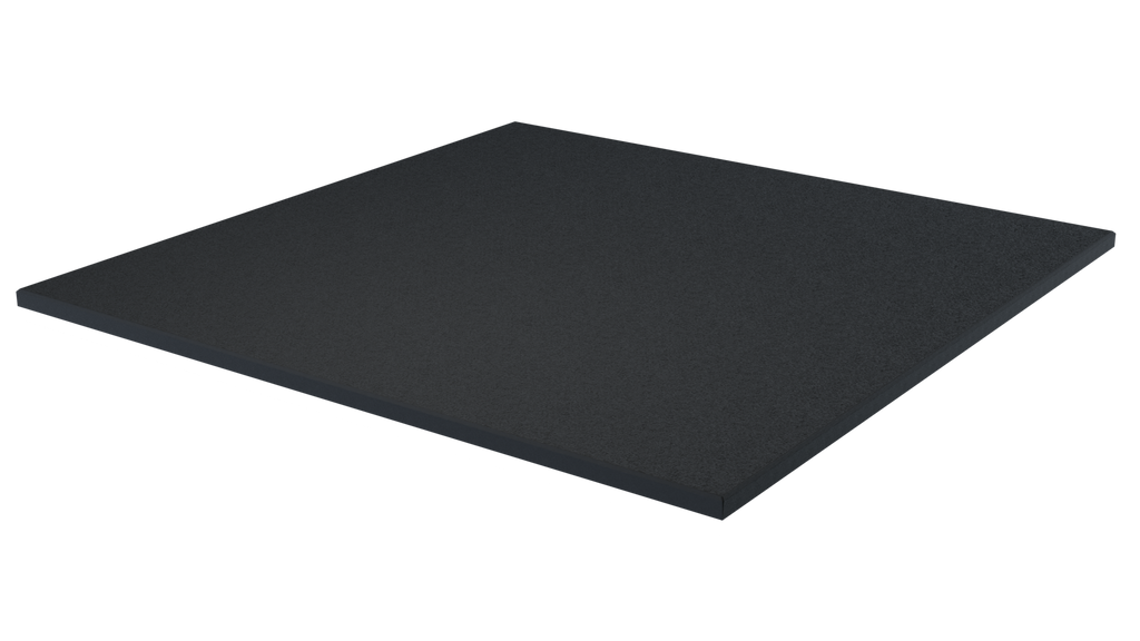 Flow Fitness Rubberen Tegel - 100 x 100 cm - Inclusief Connector