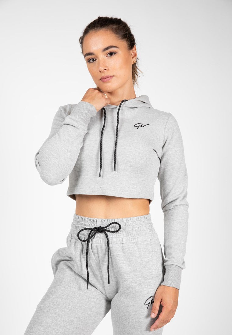 Gorilla Wear Pixley Cropped Hoodie - Grijs