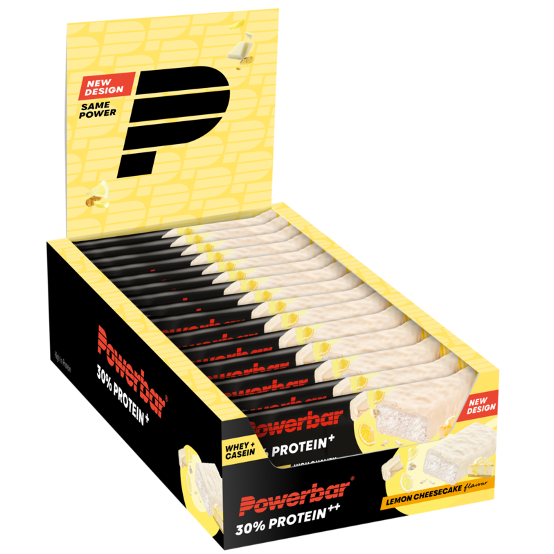 Powerbar 30% Protein+ Bar - 15 x 55 gr - Lemon Cheesecake