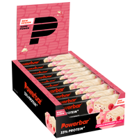 Powerbar 33% Protein+ Bar - 10 x 90 gr - Vanille Framboos