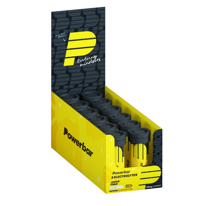Powerbar Electrolyte Tabs - 12 x 10 Tabletten - Lemon Tonic