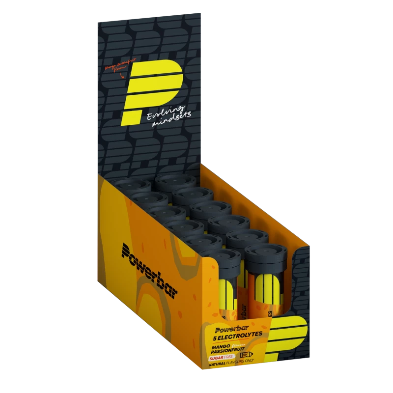 Powerbar Electrolyte Tabs - 12 x 10 Tabletten - Mango Passionfruit