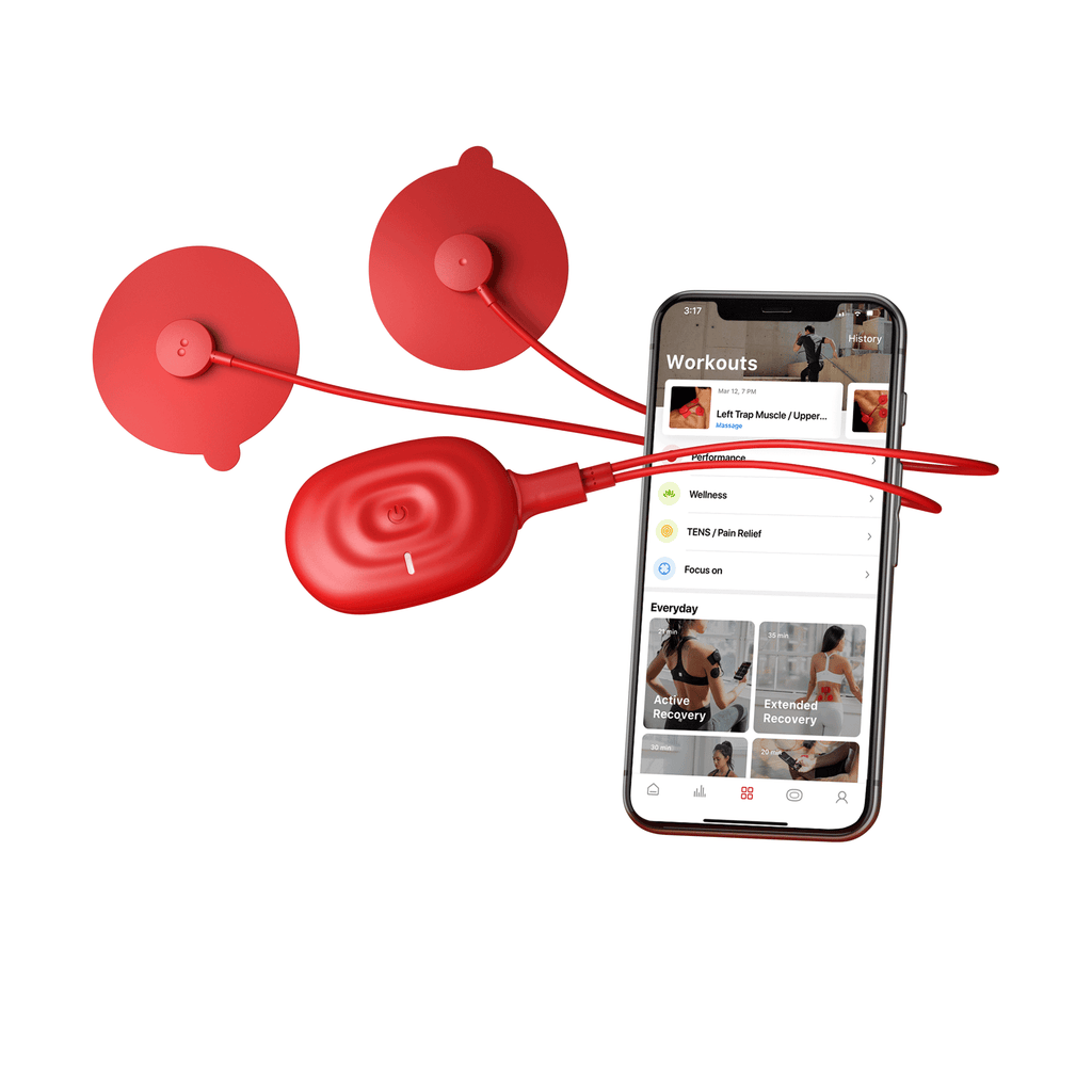 Therabody Powerdot Uno Red 2.0 - Elektrostimulatie