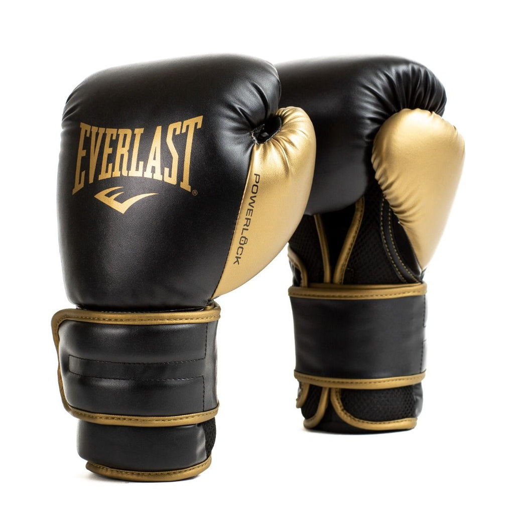 Everlast Powerlock 2R Bokshandschoenen - Zwart/Goud