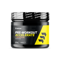 Empose Nutrition Pre-Workout Accelerate - Cafeïnevrij - 360 gr - Tropical