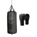 Everlast Prospect 2 Heavy Bag Kit - Bokszak & Bokshandschoenen - Zwart/Grijs - Tweedekans