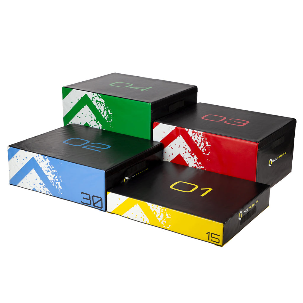 HMS Fitness Premium Soft Plyobox Set - Set van 4