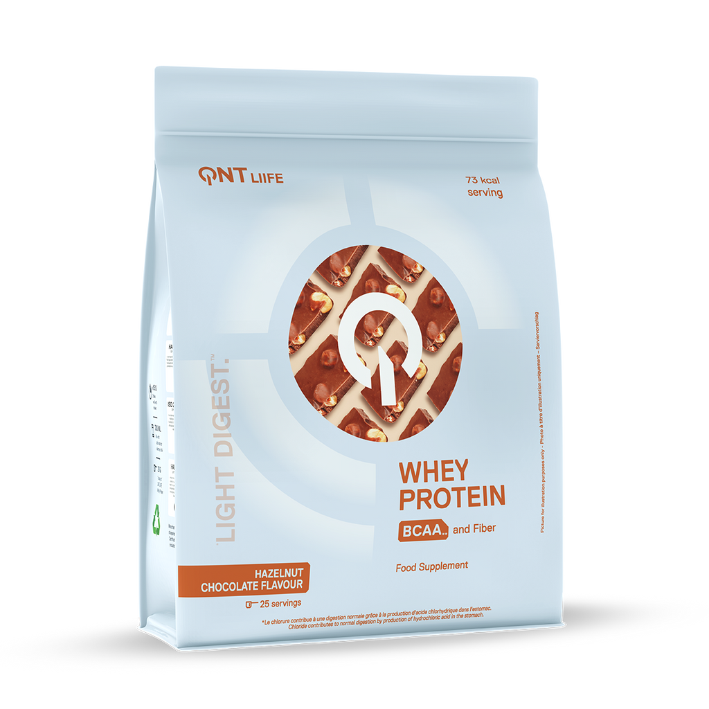 QNT Light Digest Whey Protein - Eiwit Poeder - 500 gram - Hazelnut Chocolate
