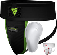 RDX Sports H1+ Kruisbeschermer met Gel Cup - Zwart