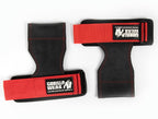 Gorilla Wear Lifting Grips - Zwart/Rood