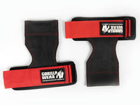Gorilla Wear Lifting Grips - Zwart/Rood