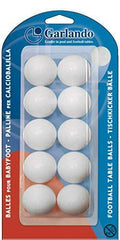 Garlando Tafelvoetbal Balletjes - Wit - 10 Stuks
