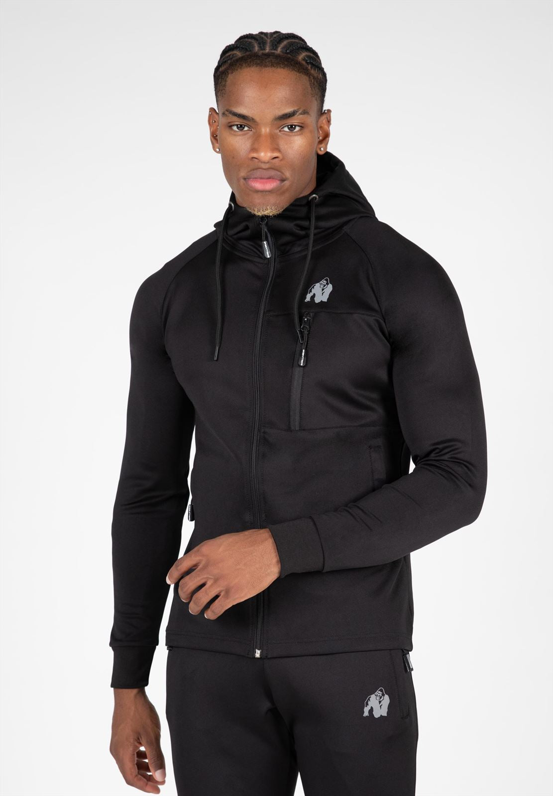 Gorilla Wear Scottsdale Trainingsjas - Zwart
