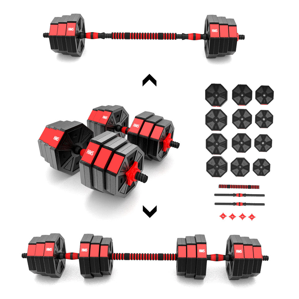 HMS Verstelbare Halter en Dumbbell Set - 20 kg