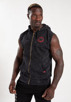 Gorilla Wear Silverdale Mouwloos Vest met Capuchon - Zwart