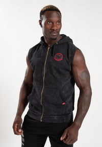 Gorilla Wear Silverdale Mouwloos Vest met Capuchon - Zwart