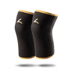 Reeva Powerlifting Knee Sleeves - Knie Bandages - 7 mm - Goud