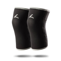 Reeva Powerlifting Knee Sleeves - Knie Bandages - 7 mm - Grijs