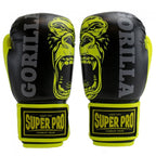 Super Pro Kids Bokshandschoenen Gorilla - Zwart/Geel